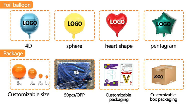 18 Inch Heart Shaped Foil Balloons