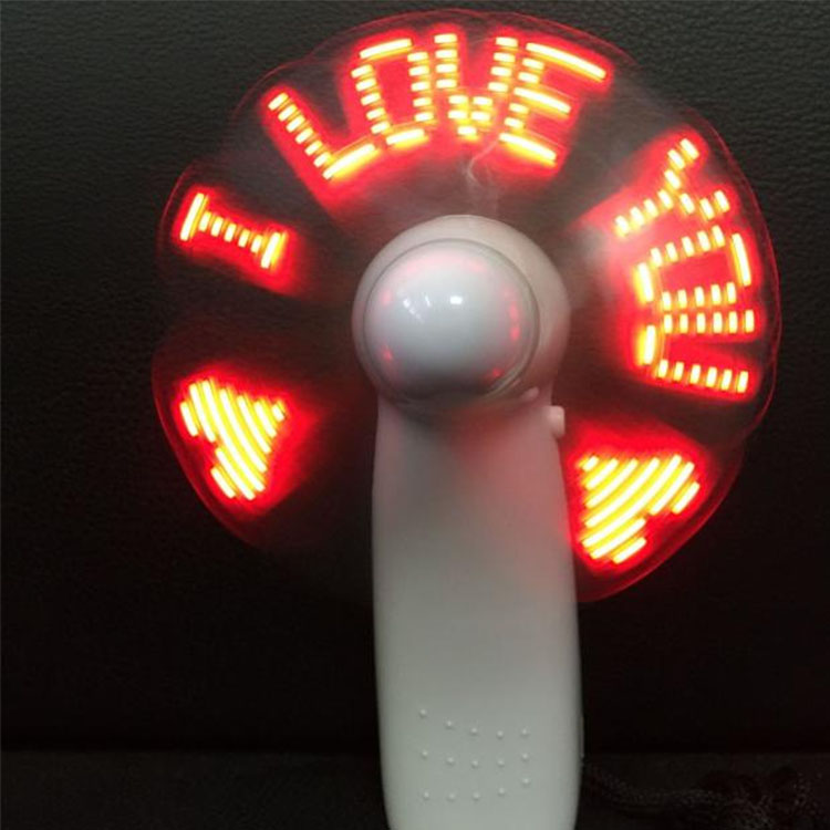 LED DIYライトエミッティングエレクトリックファン