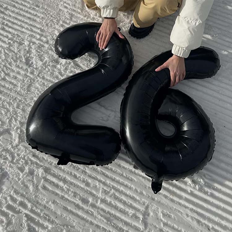 ナンバーフォイル風船