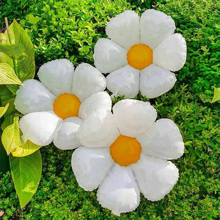 6つの花びらのデイジーホイルバルーン