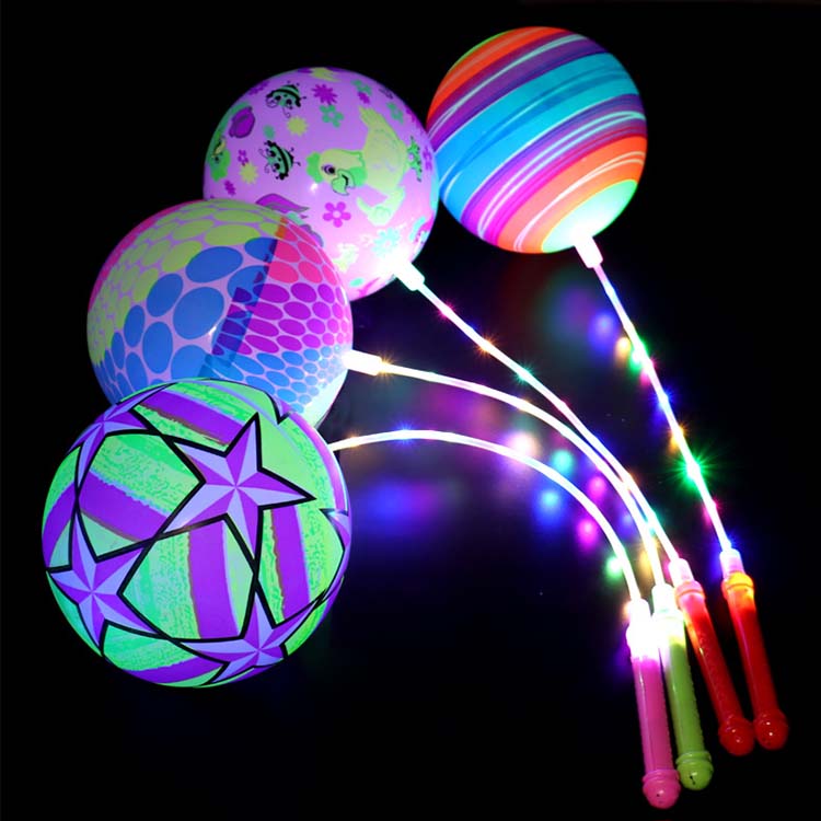 LEDライト付きのストリング弾力のあるボール
